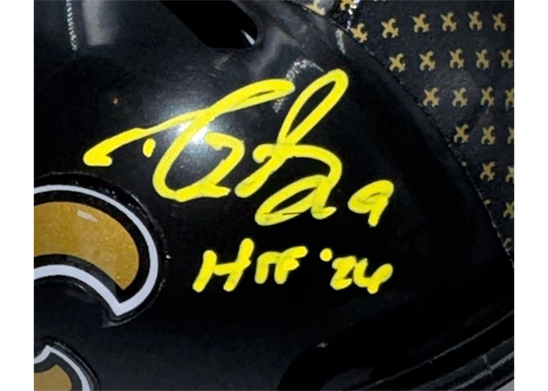 Drew Brees Signed New Orleans Saints Alternate Mini Helmet Beckett