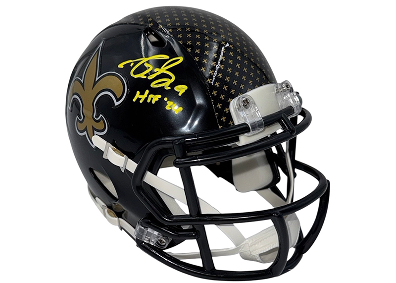Drew Brees Signed New Orleans Saints Alternate Mini Helmet Beckett