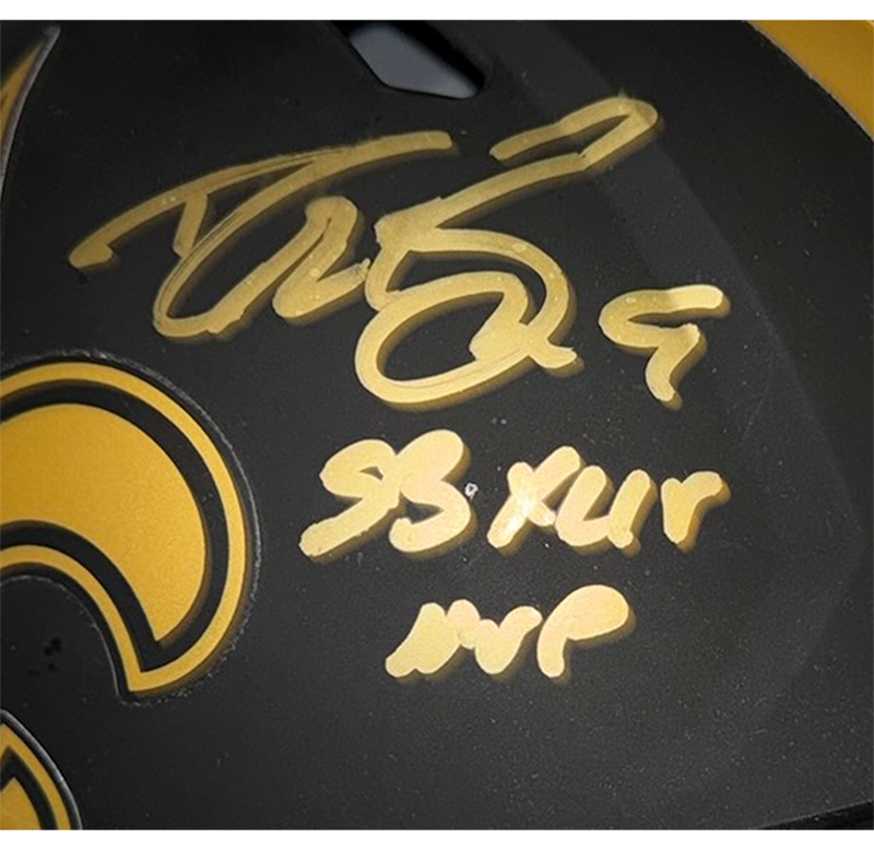 Drew Brees Signed New Orleans Saints Eclipse Full Size Helmet SB XLIV MVP Beckett