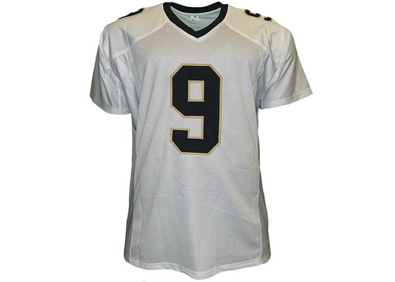 Drew Brees Unsigned New Orleans White Football Jersey