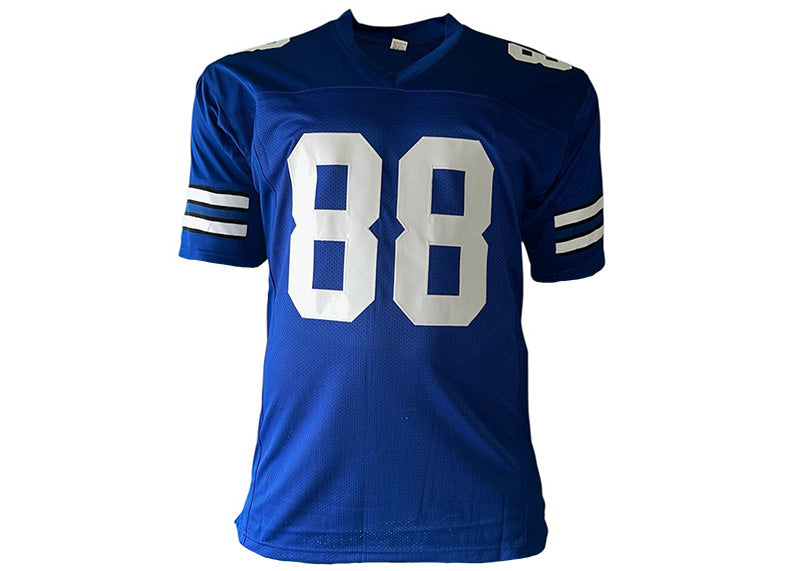 Drew Pearson Signed Dallas Blue Football Jersey JSA
