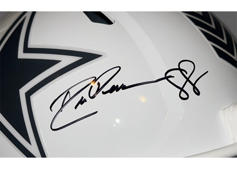 Drew Pearson Signed Dallas Cowboys STS Full Size Helmet JSA