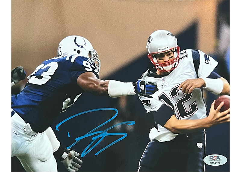 Dwight Freeney Signed Indianapolis Colts 8x10 Photo PSA