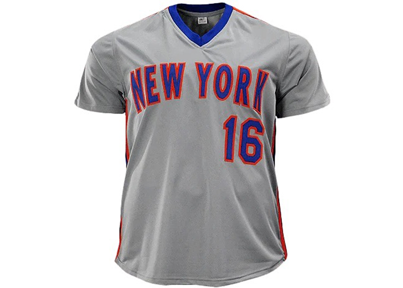 Dwight Gooden Signed New York Grey Baseball Jersey JSA