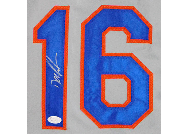 Dwight Gooden Signed New York Grey Baseball Jersey JSA