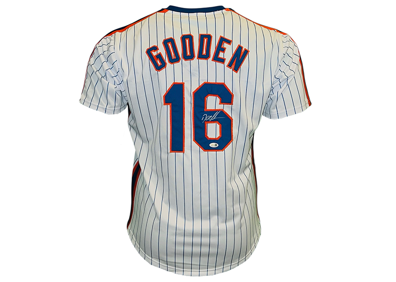 Dwight Gooden Signed New York Pinstripe Baseball Jersey JSA