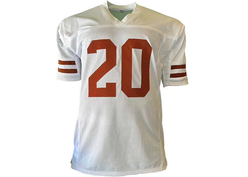 Earl Campbell Signed Texas White College Football Jersey (JSA)