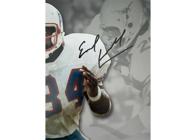 Earl Campbell Signed Houston Oilers 16x20 Photo JSA