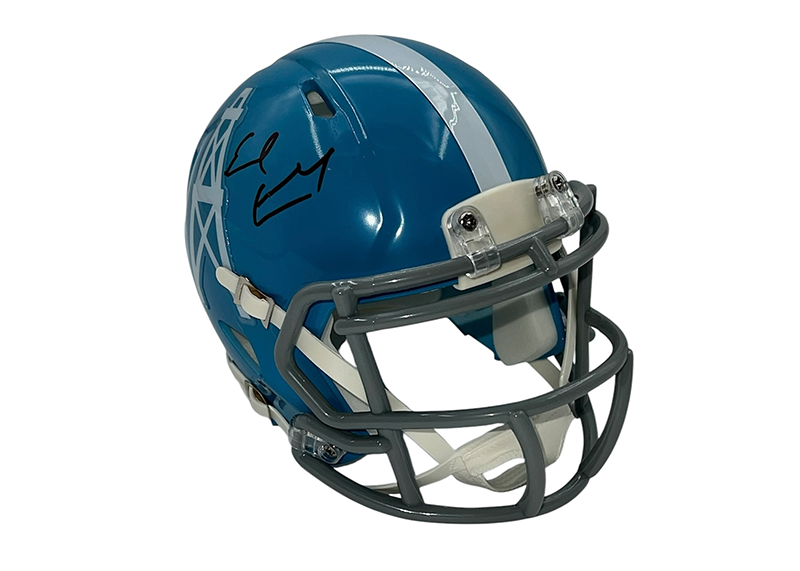 Earl Campbell Signed Houston Oilers Throwback Mini Helmet JSA