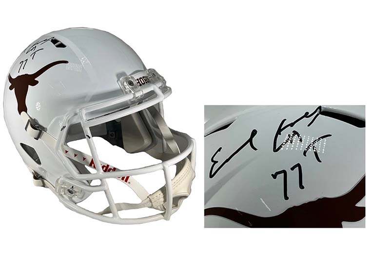 Earl Campbell Signed Texas Longhorns Speed Full Size Helmet JSA