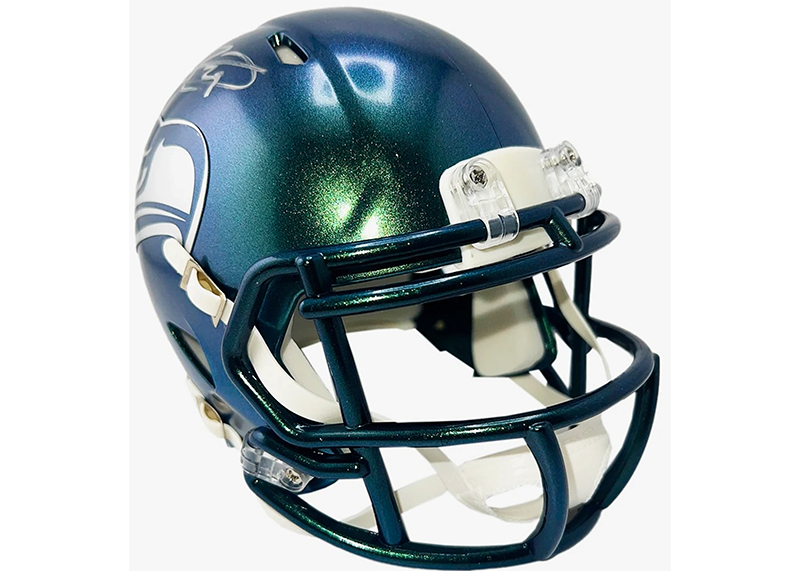 Earl Thomas Signed Seattle Seahawks Rivalries Speed Mini Football Helmet Beckett