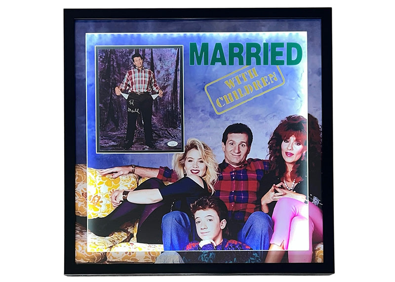 Ed O’Neill Al Bundy Signed 3D Light Up Framed 25x25 Photo JSA