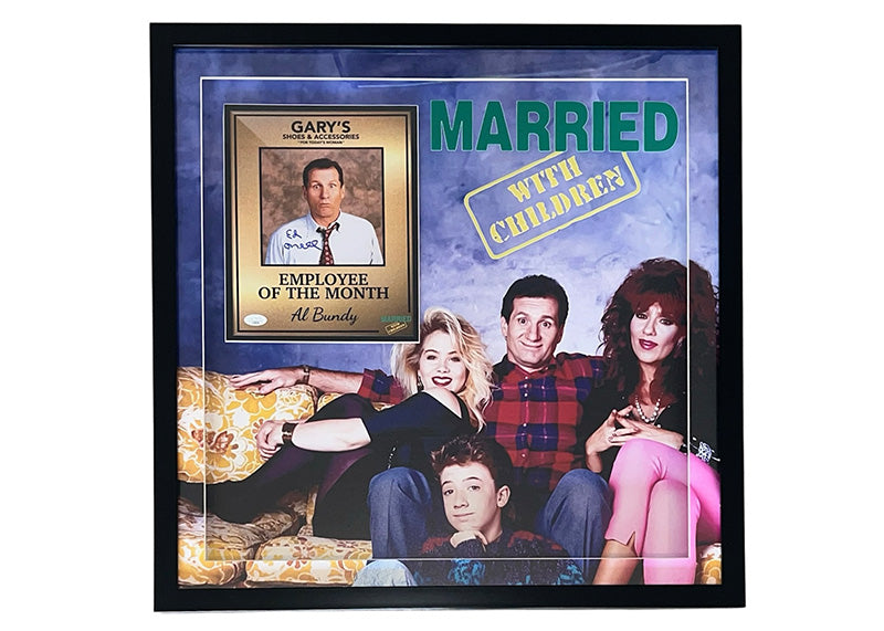 Ed O’Neill Al Bundy Signed 3D Light Up Framed 25x25 Photo JSA