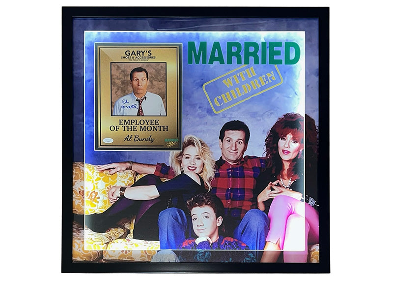 Ed O’Neill Al Bundy Signed 3D Light Up Framed 25x25 Photo JSA