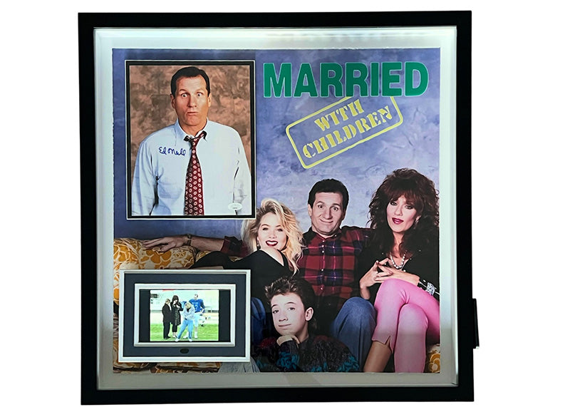 Ed O’Neill Al Bundy Signed 3D With Playable Video Framed 25x25 Photo JSA