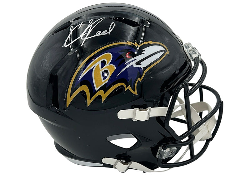 Ed Reed Signed Baltimore Ravens Speed Full Size Football Helmet JSA