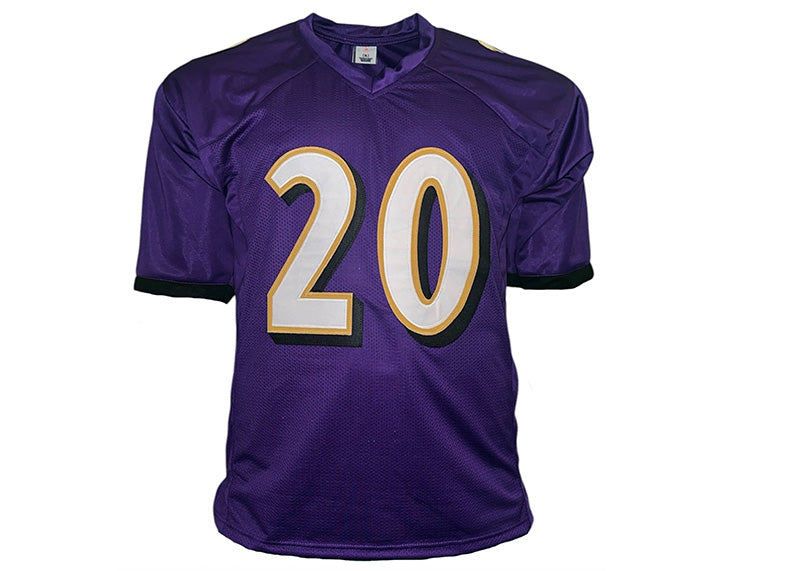 Ed Reed Signed Baltimore Purple Football Jersey JSA