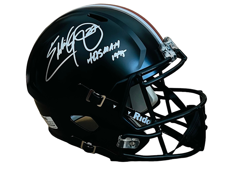 Eddie George Signed Ohio State Buckeyes Eclipse Full-Size Helmet Beckett