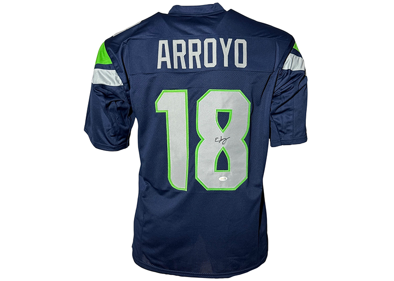 Elijah Arroyo Signed Seattle Navy Football Jersey JSA