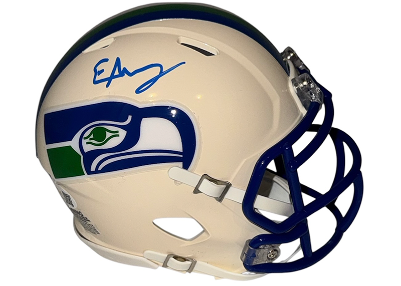 Elijah Arroyo Signed Seattle Seahawks Retro Mini Helmet JSA