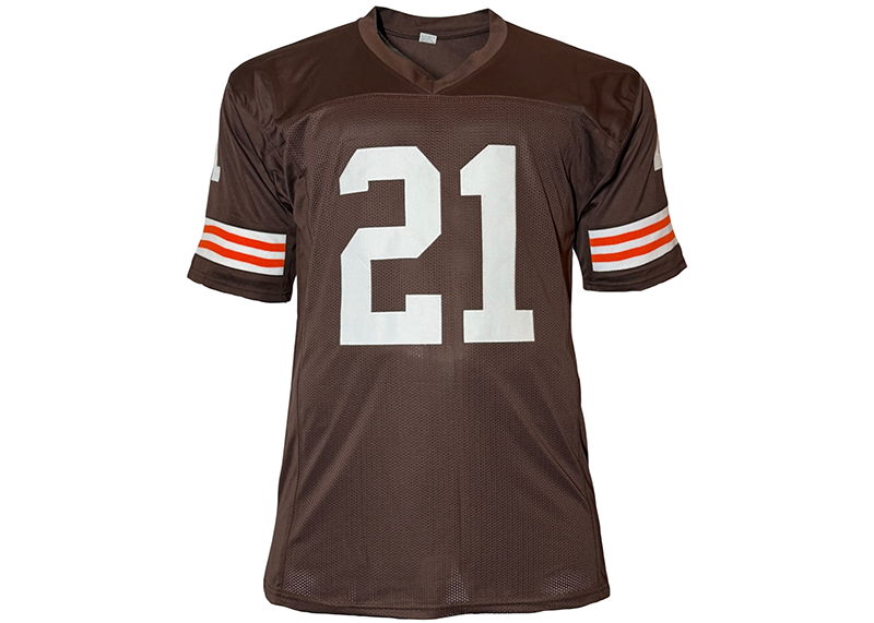 Eric Metcalf Signed Cleveland Brown Football Jersey JSA