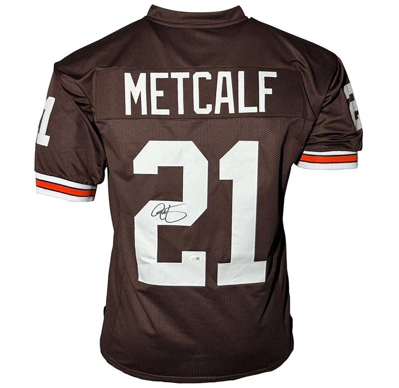 Eric Metcalf Signed Cleveland Brown Football Jersey JSA