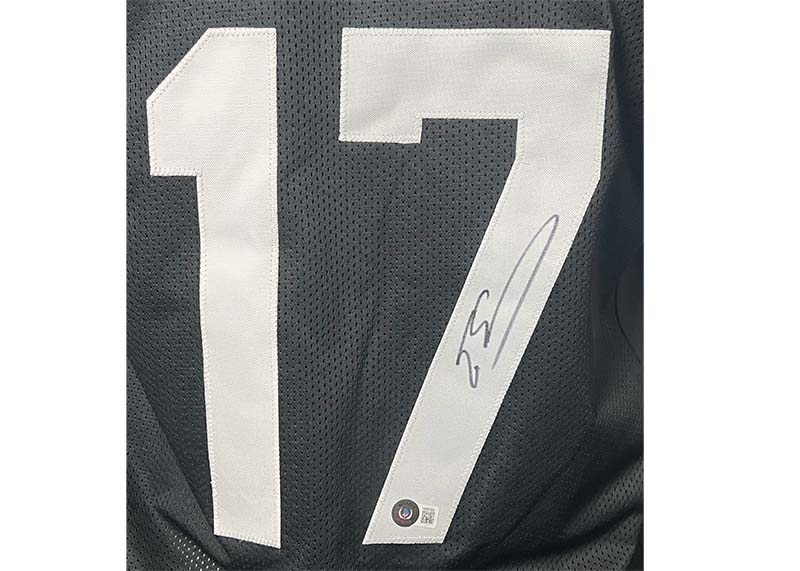 Evan Engram Signed Jacksonville Black Football Jersey Beckett