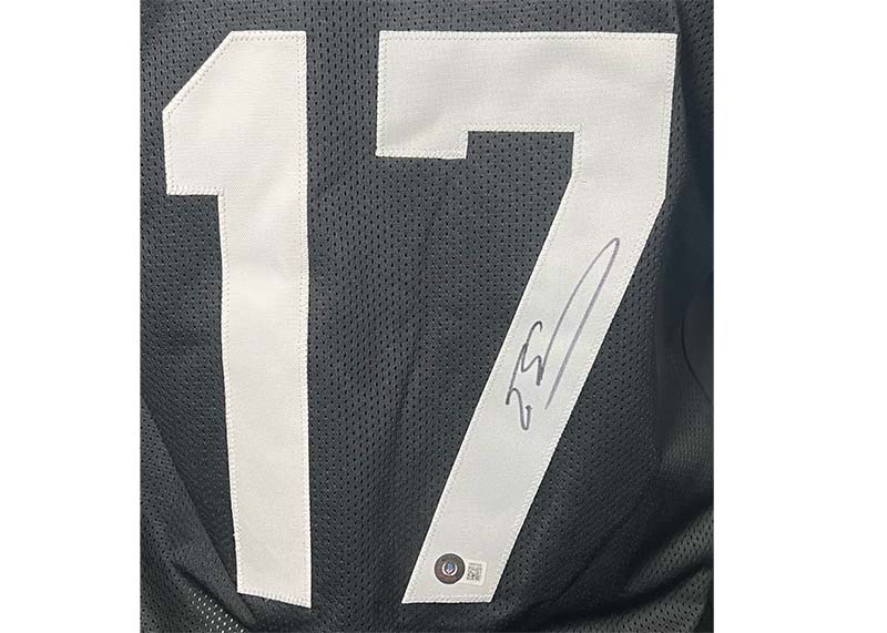 Evan Engram Signed Custom Black Football Jersey Beckett