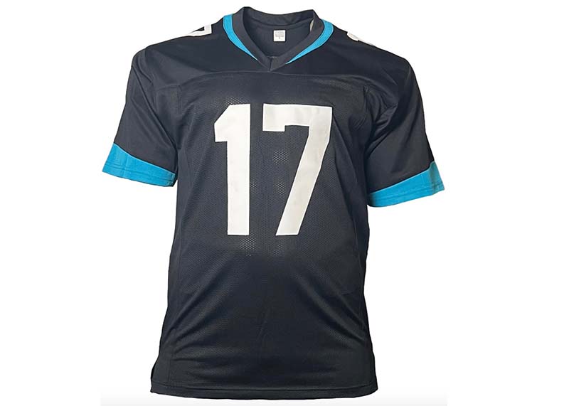 Evan Engram Signed Jacksonville Black Football Jersey Beckett