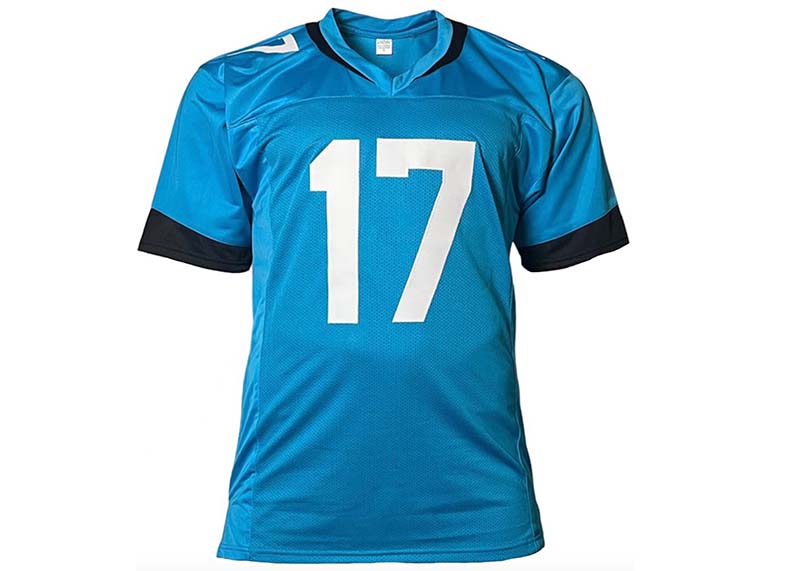 Evan Engram Signed Jacksonville Teal Football Jersey Beckett