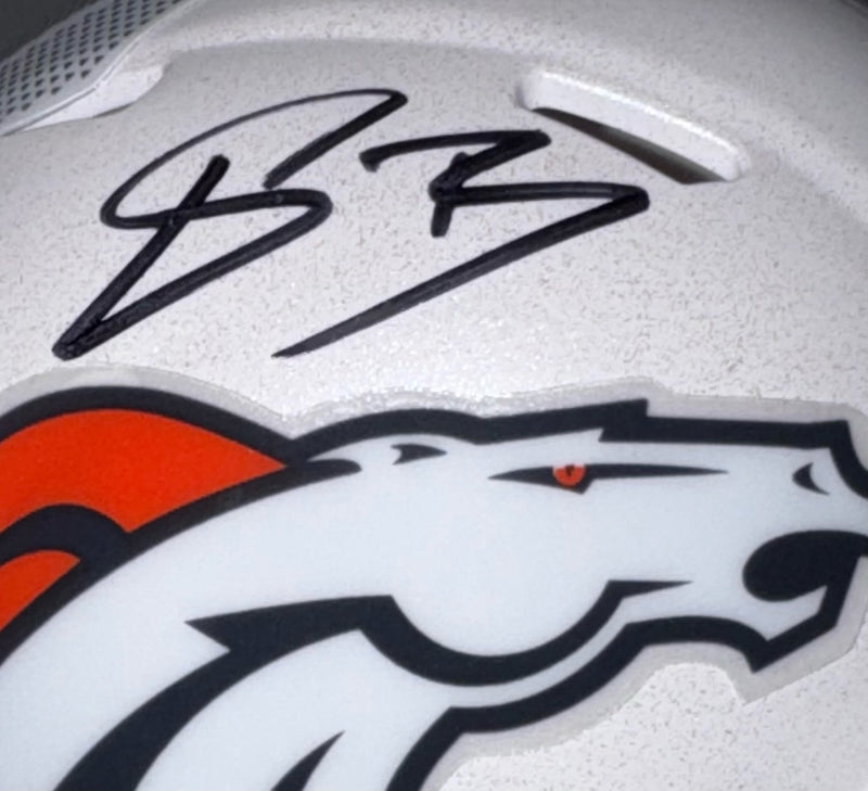 Pat Bryant Signed Denver Broncos 2024 Alternate Speed Mini Helmet GTSM