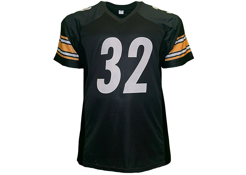 Franco Harris Unsigned Pittsburgh Black Football Jersey