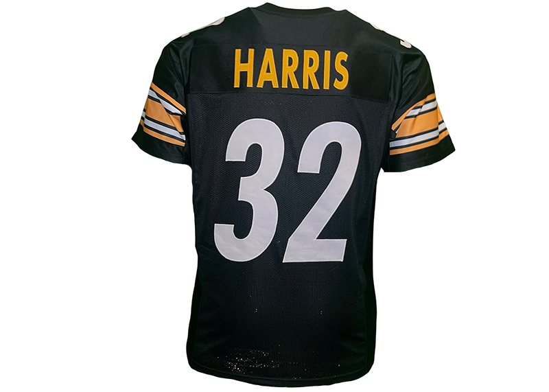 Franco Harris Unsigned Pittsburgh Black Football Jersey