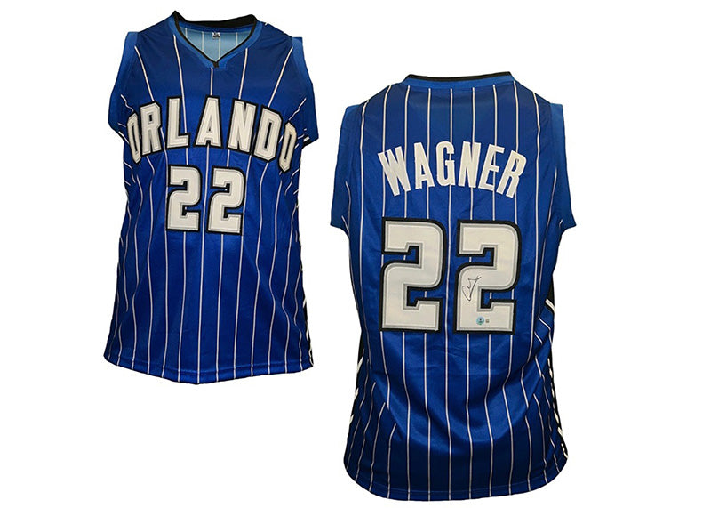 Franz Wagner Signed Orlando Blue Pinstripe Jersey Beckett