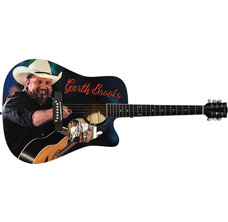 Garth Brooks Signed Acoustic Guitar JSA