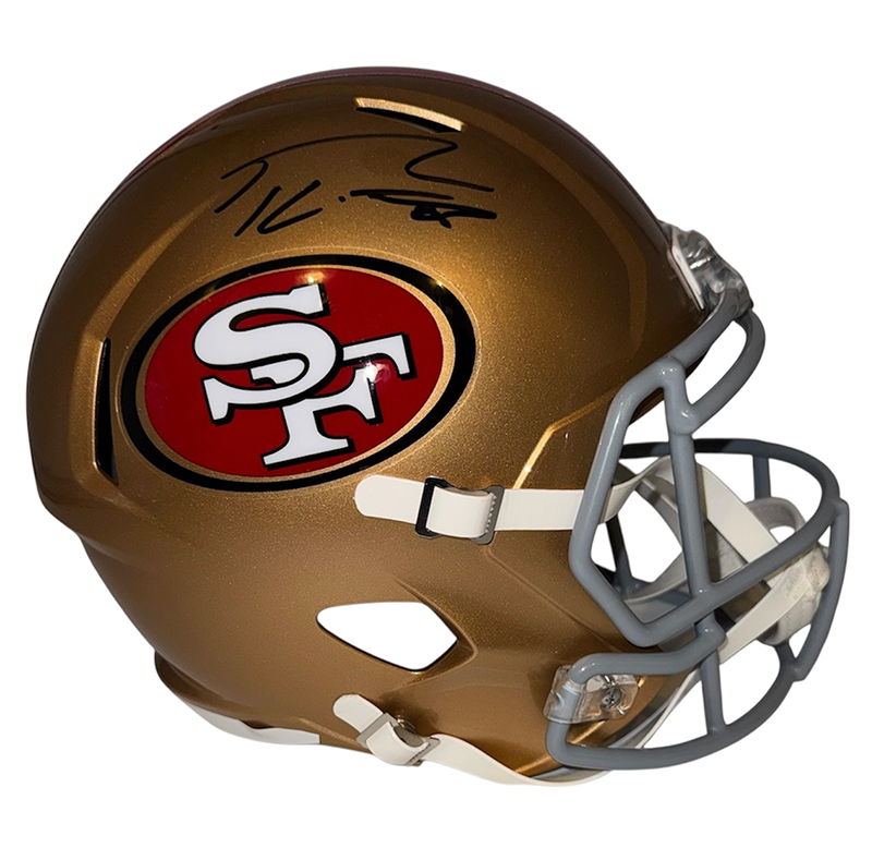 George Kittle Signed San Francisco 49ers Full Size Speed Helmet Beckett