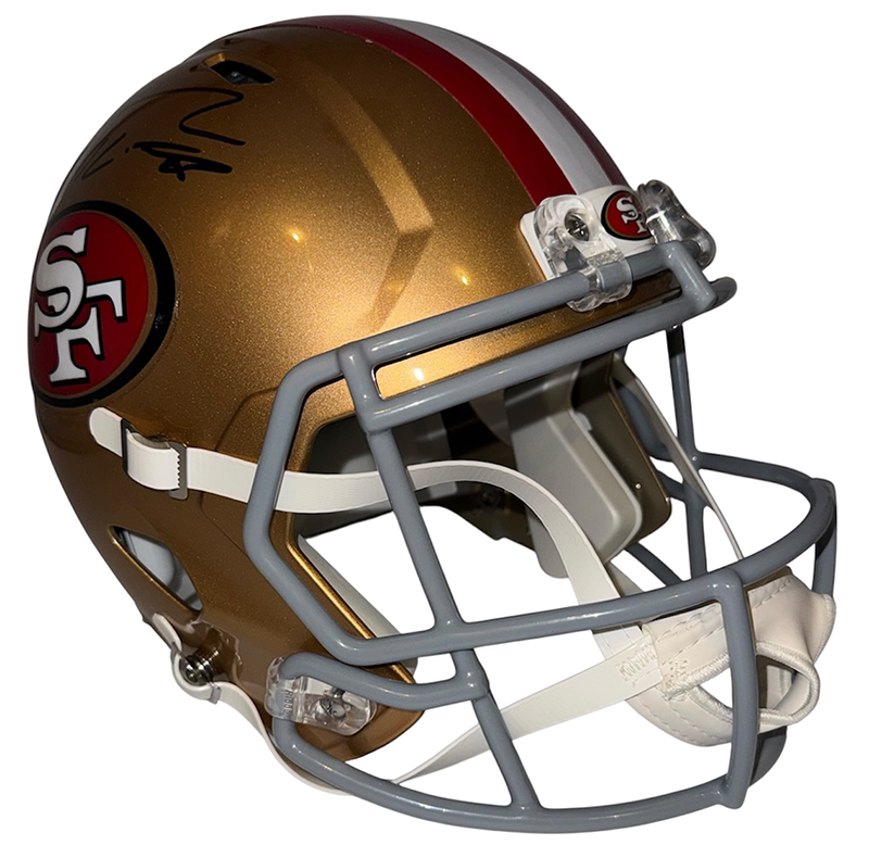George Kittle Signed San Francisco 49ers Full Size Speed Helmet Beckett