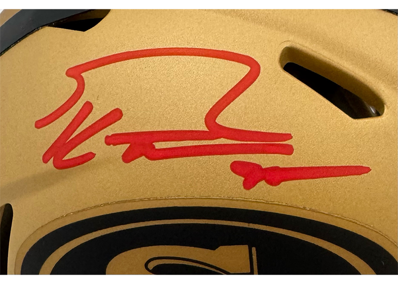 George Kittle Signed San Francisco 49ers Rave Mini Helmet Beckett