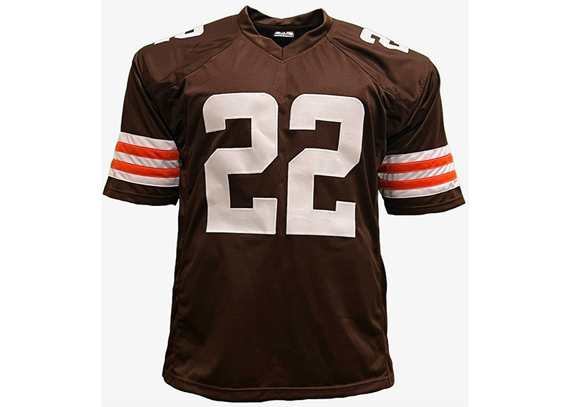 Grant Delpit Signed Custom Brown Football Jersey JSA