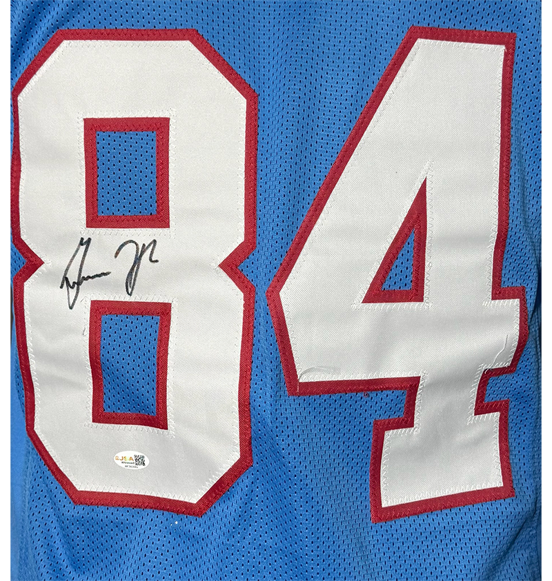 Gunnar Helm Signed Tennessee Blue Football Jersey JSA