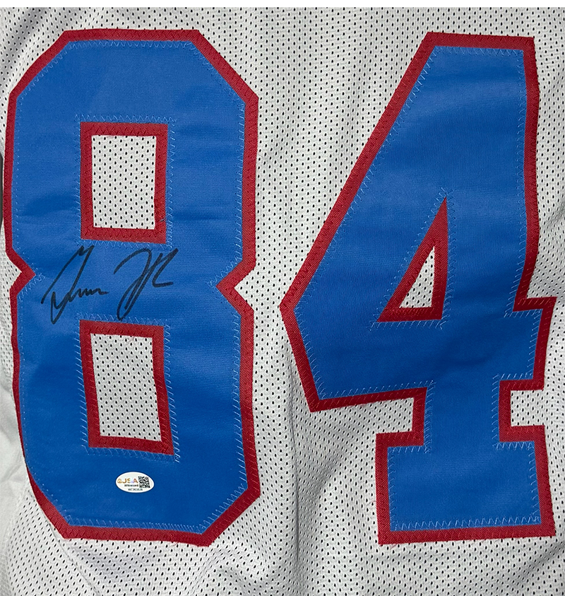Gunnar Helm Signed Tennessee White Football Jersey JSA