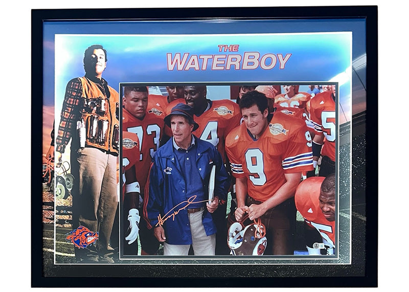 Henry Winkler Signed Coach Klein 16x20 The Waterboy 31.5x24.5 LED Frame Beckett