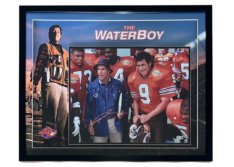 Henry Winkler Signed Coach Klein 16x20 The Waterboy 31.5x24.5 LED Frame Beckett