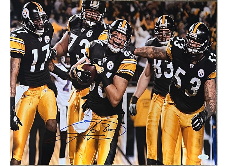 Hines Ward Signed Pittsburgh Steelers 16x20 Photo JSA