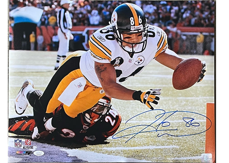 Hines Ward Signed Pittsburgh Steelers 16x20 Photo JSA