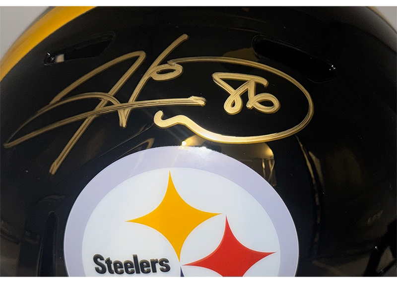Hines Ward Signed Pittsburgh Steelers Speed Full Size Helmet JSA