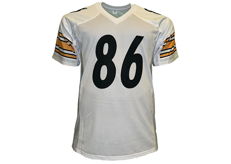 Hines Ward Unsigned Pittsburgh White Football Jersey