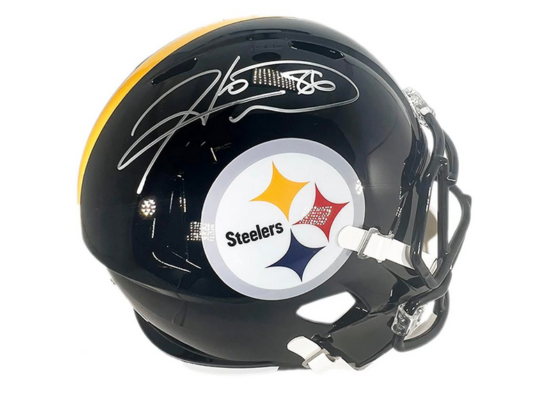 Hines Ward Autographed Pittsburgh Steelers Full Size Speed Football Helmet (JSA)
