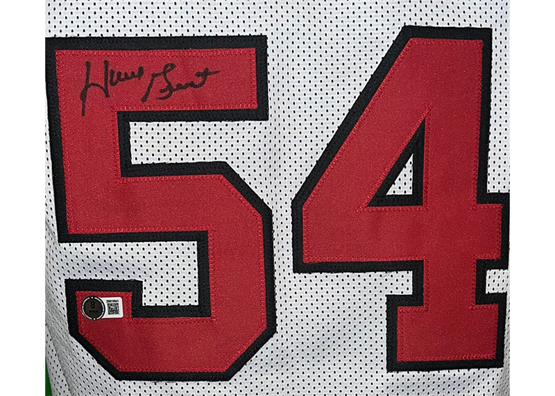 Horace Grant Signed Chicago White Basketball Jersey Beckett