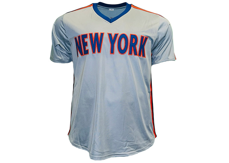 Howard Johnson Signed New York Gray Baseball Jersey JSA
